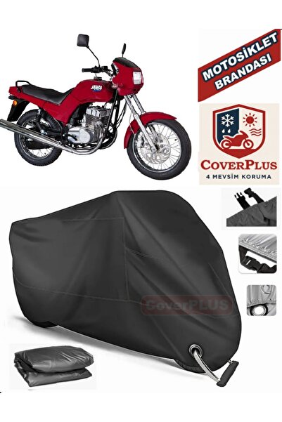 MotoEN Black Lock Compatible Jawa 350 2t Engine Tarpaulin Motorcycle Tarpauli...