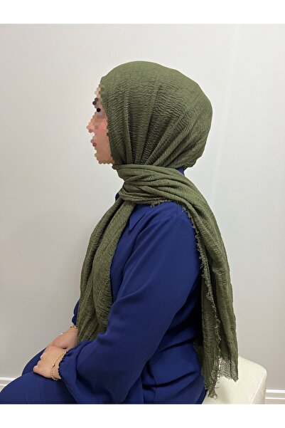 shop Haki yeşili Bürümcük şal