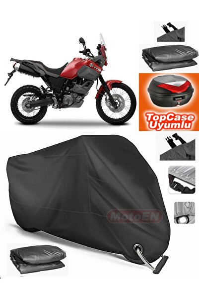 MotoEN Black Lock Compatible Yamaha Xtz 660Z Tenere Tarpaulin Topcase Rear Ba...