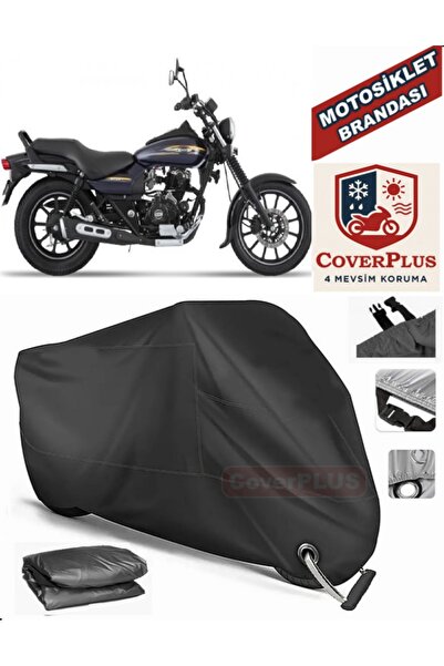 MotoEN Black Lock Compatible Bajaj Avenger Street 150 Motor Tarpaulin Motorcy...