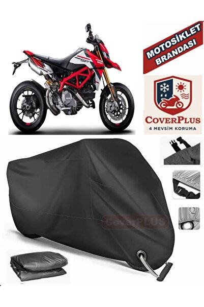 MotoEN Black Lock Compatible Ducati Hypermotard 796 Motor Tarpaulin Motorcycl...