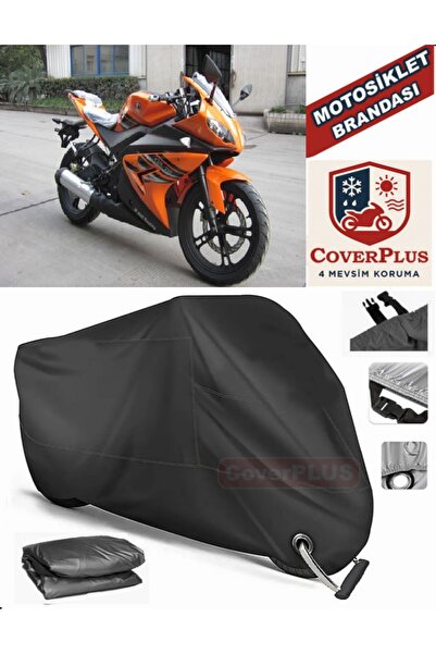 MotoEN Black Lock Compatible Kadırga Kdr-250 Motor Tarpaulin Motorcycle Tarpa...