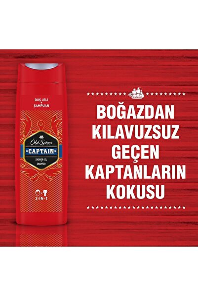 Old Spice Duş Jeli & Şampuan 400 ml Captain X 2