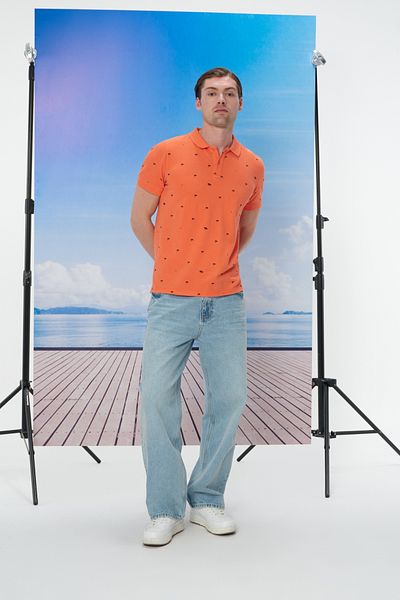 Loft Ανδρικό μπράτσο πόλο Regular Fit