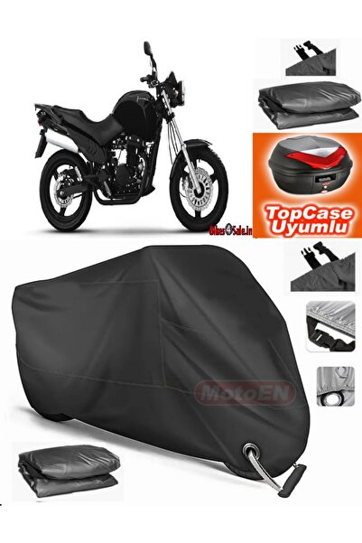 MotoEN Black Lock Compatible Regal Raptor Dd Spt 350 Tarpaulin Topcase Back B...