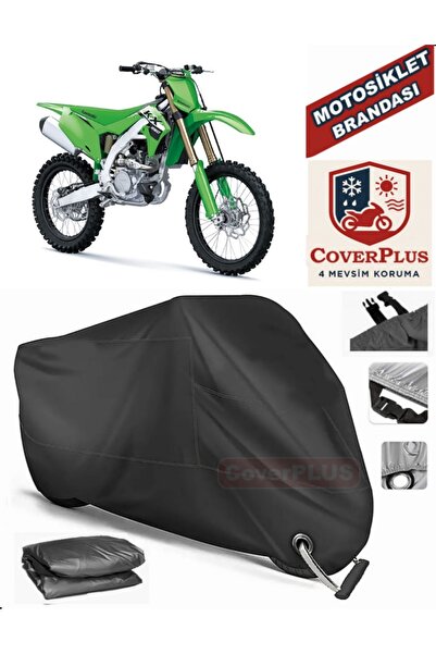 MotoEN Black Lock Compatible Kawasaki Kx 250 Motor Tarpaulin Motorcycle Tarpa...