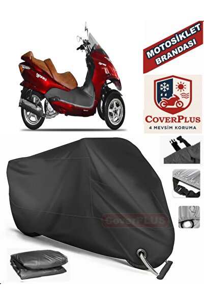 MotoEN Black Lock Compatible Yuki Yb250Zkt Optimus Engine Tarpaulin Motorcycl...