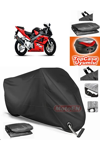 MotoEN Black Lock Compatible Honda Cbr 954 Rr Tarpaulin Topcase Rear Bag Comp...
