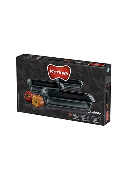 Marinex Set 3 vaze dreptunghiulare Marinex Celebrity