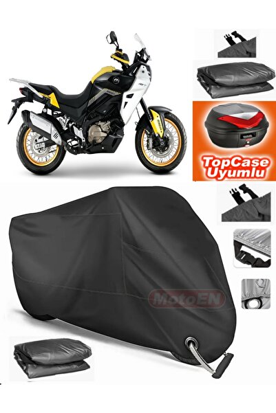 MotoEN Black Lock Compatible Qj Svt650X Tarpaulin Topcase Topcase Compatible ...