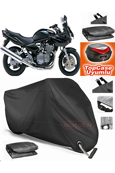 MotoEN قفل أسود متوافق مع سوزوكي GSF 600 Bandit Canvas Topcase حقيبة خلفية مت...
