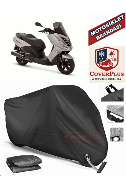 MotoEN قفل أسود متوافق مع بيجو سيتي ستار 125 موتور قماش القنب دراجة نارية الق...