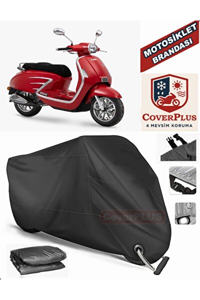 MotoEN Black Lock Compatible Dorado Akida Scooter 125 Motor Tarpaulin Motorcy...