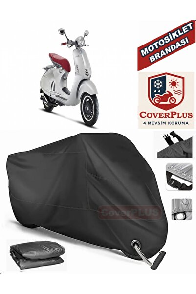 MotoEN Black Lock Compatible Vespa 946 125 I.E. Motor Tarpaulin Motorcycle Ta...