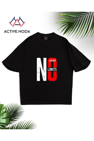 ACTIVE MODA -Men's Short Sleeve No Printed Tshirt Large Size Oversize Cotton Fabric