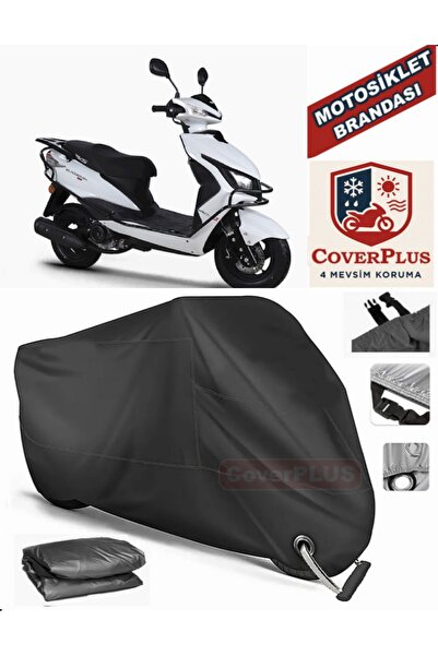MotoEN Black Lock Compatible Rks Blazer 50 Xr Max Motor Tarpaulin Motorcycle ...