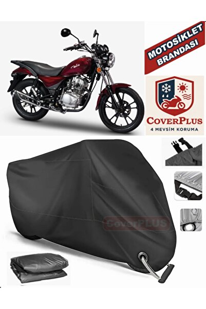 MotoEN Black Lock Compatible Motoran Force 150 Motor Tarpaulin Motorcycle Tar...