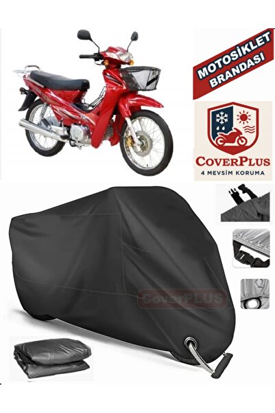 MotoEN Black Lock Compatible Asia as 100-7 Turkcub Motor Tarpaulin Motorcycle...