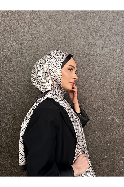 Webinay Home New Season F Pattern Voile Silk Shawl New Pattern Premium Shawl Summer