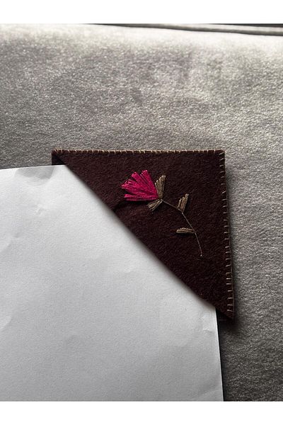 Chicom Φυσικό χειροποίητο δώρο Minimal Felt Bookmark