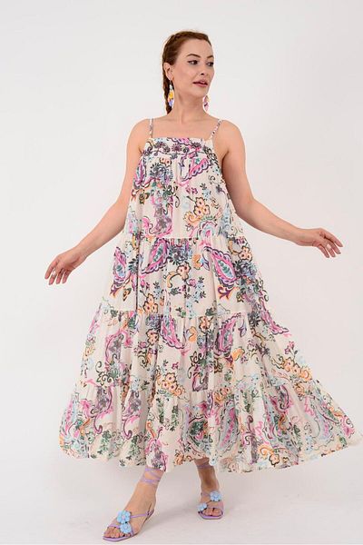 Park Moda AN10613 ΦΟΡΕΜΑ ΜΕ ΛΕΠΤΟΜΕΡΗ ΚΡΕΜΑΣΤΟ ΦΟΡΕΜΑ