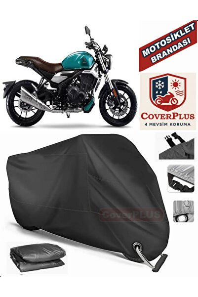 MotoEN Black Lock Compatible Voge 500 Ac Motor Tarpaulin Motorcycle Tarpaulin...