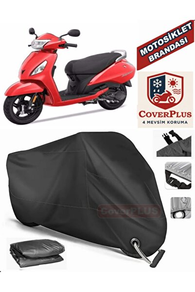 MotoEN Black Lock Compatible Tvs Jupiter Motor Tarpaulin Motorcycle Tarpaulin...
