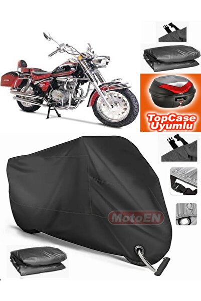 MotoEN قفل أسود متوافق مع Arora KS 200 قماش القنب Topcase الخلفي حقيبة متوافق...