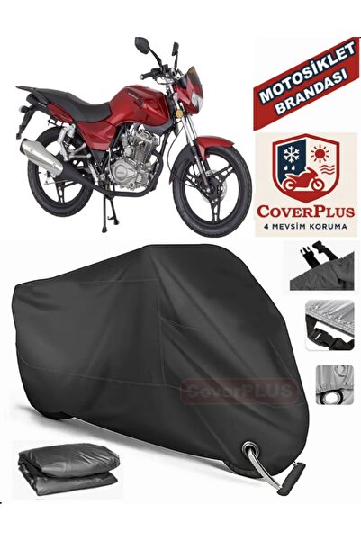 MotoEN قفل أسود متوافق مع Mondial 125 MH Drift Motor القماش المشمع للدراجات ا...