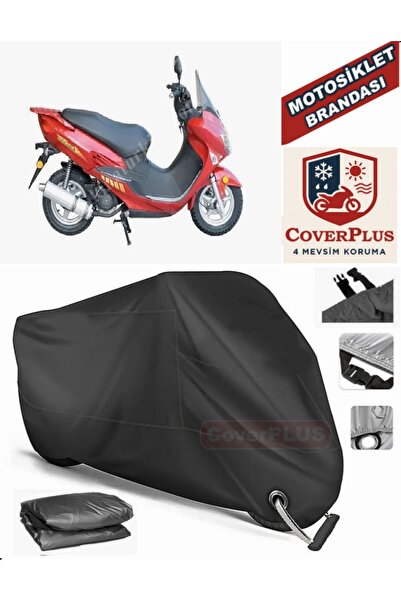 MotoEN Black Lock Compatible Asia as 150 t 7B Motor Tarpaulin Motorcycle Tarp...