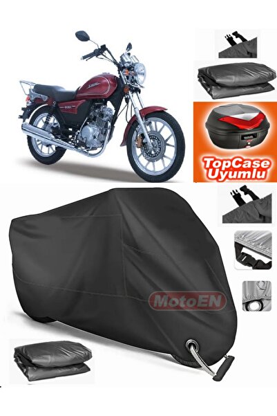 MotoEN قفل أسود متوافق مع القانوني بورا 125 قماش القنب Topcase الخلفي حقيبة م...