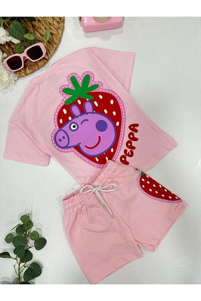 JELİBOOM GIRL'S SHORTS SET