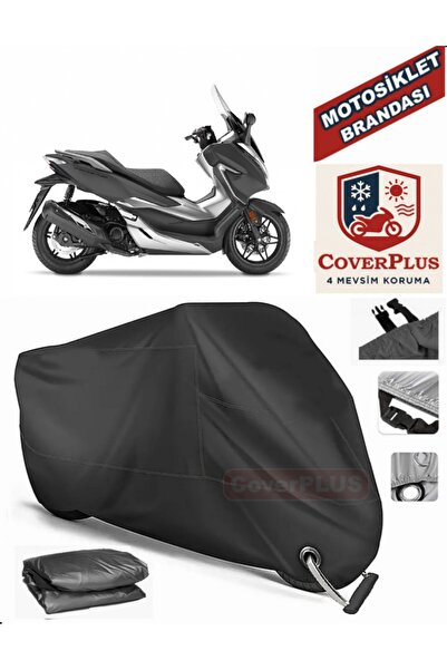 MotoEN Black Lock Compatible Honda Nss300 Forza Motor Tarpaulin Motorcycle Ta...