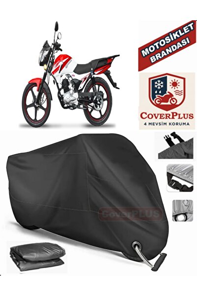 MotoEN Black Lock Compatible Yuki Fifty 50 Motor Tarpaulin Motorcycle Tarpaul...