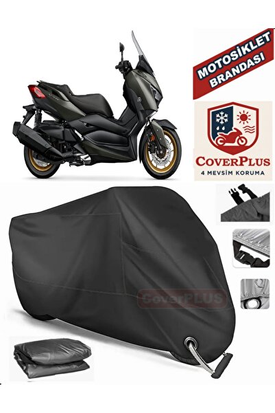 MotoEN Black Lock Compatible Yamaha X-Max 400 Motor Tarpaulin Motorcycle Tarp...