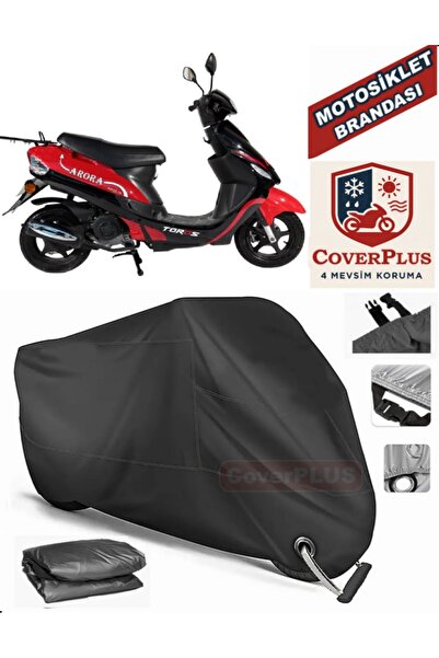 MotoEN Black Lock Compatible Arora Ar 50-10 Toros Motor Tarpaulin Motorcycle ...