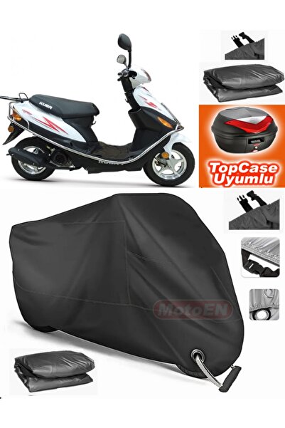 MotoEN قفل أسود متوافق مع Kuba Fighter 80 من القماش المشمع Topcase الخلفي الم...
