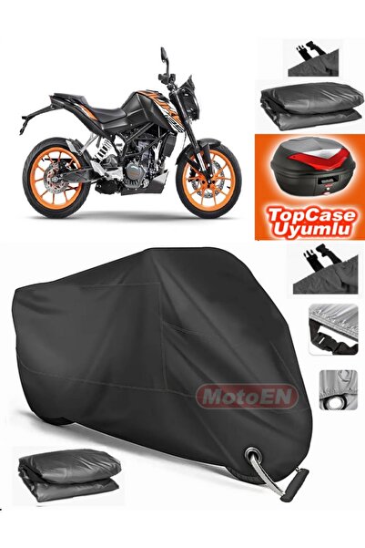 MotoEN قفل أسود متوافق مع KTM 125 Duke Canvas Topcase الخلفي المتوافق مع القم...