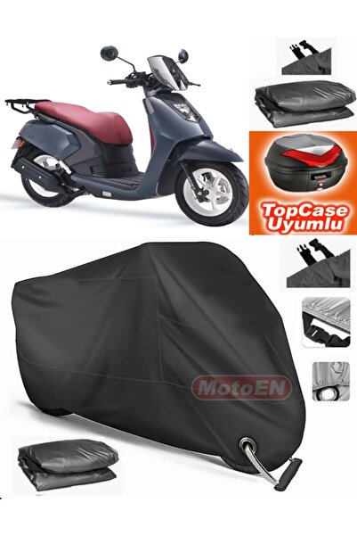 MotoEN Black Lock Compatible Arora Gemma Tarpaulin Topcase Topcase Compatible...
