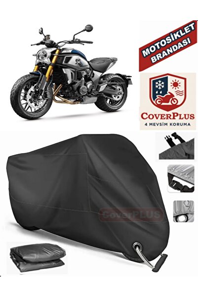 MotoEN Black Lock Compatible Cf Moto 700Cl-X Heritage Motor Tarpaulin Motorcy...