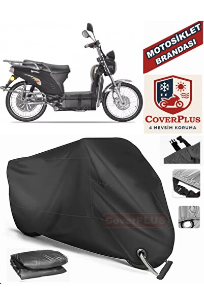 MotoEN قفل أسود متوافق مع Yuki YK-22 Wind Motor القماش المشمع للدراجات الناري...