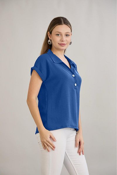 HOFY Bluză cu plăcuță cu guler
