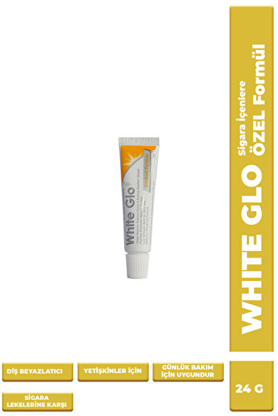 White Glo Sigara Içenlere Beyazlatıcı Diş Macunu 24 G Avantajlı Paket X 3 Adet