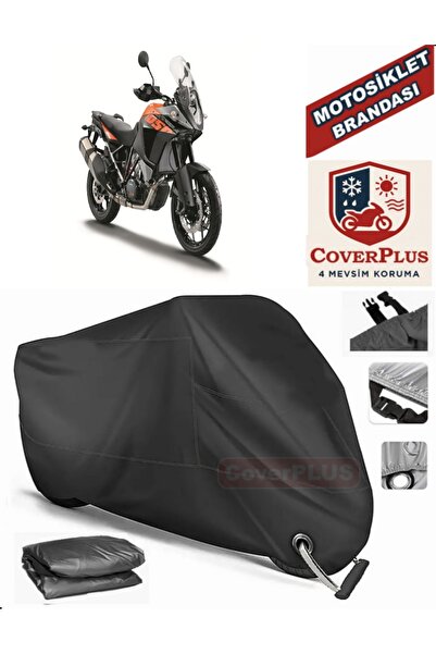 MotoEN قفل أسود متوافق مع KTM 1050 Adventure Motor Tarpaulin خيمة غطاء من الق...