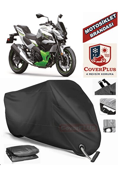 MotoEN Black Lock Compatible Kawasaki N?Nja7 Hybrid Engine Tarpaulin Motorcyc...