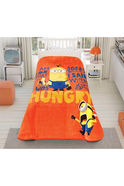 Taç Licensed Blanket Minions Hungry Single