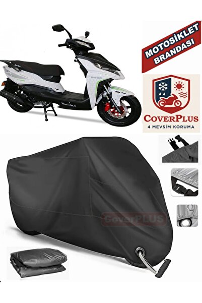 MotoEN Black Lock Compatible Motolux Rossi Rs 50 Motor Tarpaulin Motorcycle T...