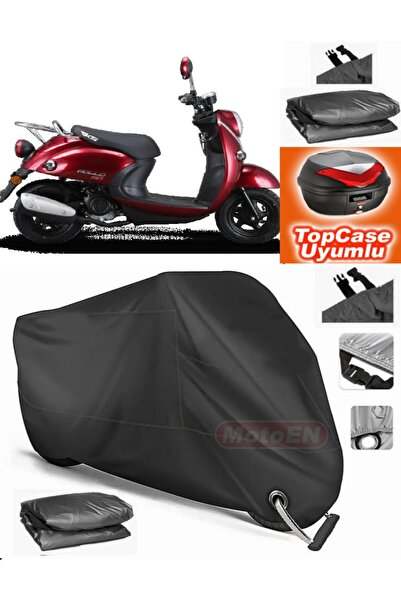 MotoEN Black Lock Compatible Rks Pollo 50 Tarpaulin Topcase Rear Bag Compatib...