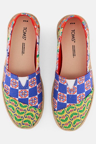 Toms حذاء نسائي كاجوال سهل الارتداء، أزرق