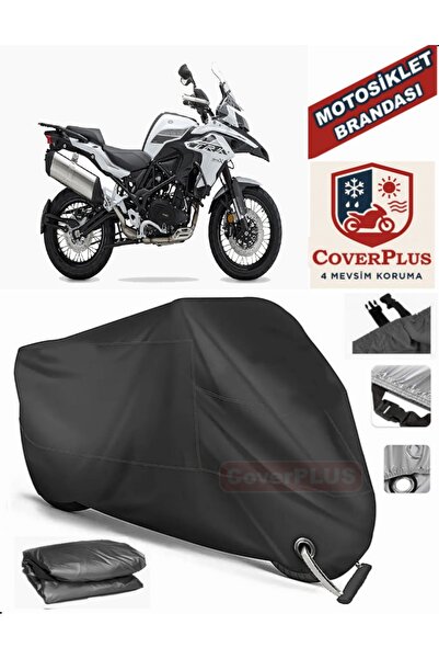 MotoEN Black Lock Compatible Benelli Trk 502 X Motor Tarpaulin Motorcycle Tar...